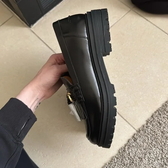 Sezane Amy Loafers Black New without box. Never worn. Wrapping still on loafers. - Picture 7 of 11